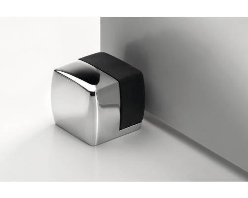 Opriitor de ușă din metal cu tampon de cauciuc