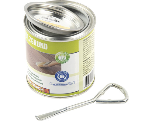 Cutie deschisă cu grund pentru lemn cu deschizător de conserve