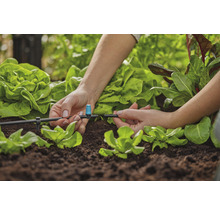 Aspersor arii restrânse Micro Gardena racord 3/16", plastic negru