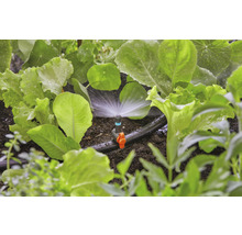 Aspersor 180° Micro Gardena GRADE 13321-20 racord 3/16", plastic negru
