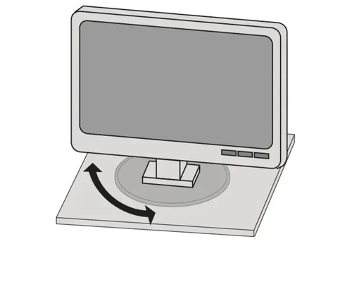 Suport rotativ pentru monitor de calculator pentru alinierea flexibilă a ecranului