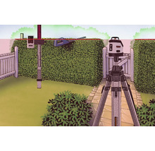 Stativ Laserliner 1/4" 5/8" 180 cm, pentru nivele laser