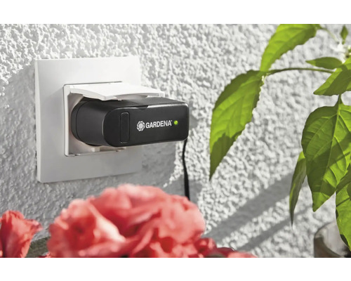 Logo Gardena încărcător pe perete