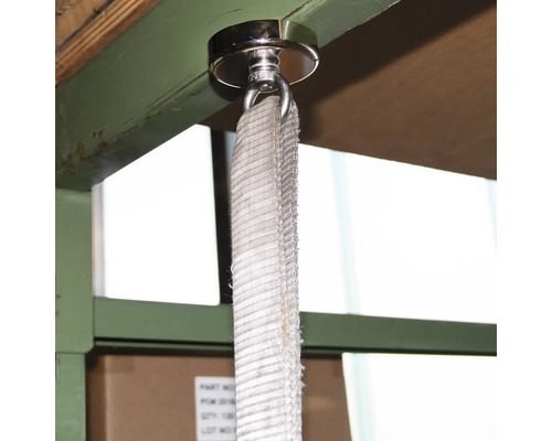 Magnet cu cârlig și bandă textilă pentru fixare