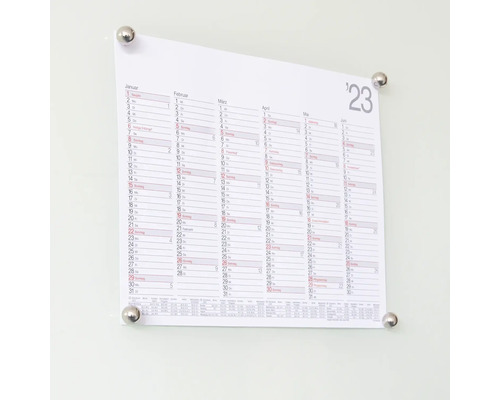 Calendar de perete pentru anul 2023 cu afișare a datei