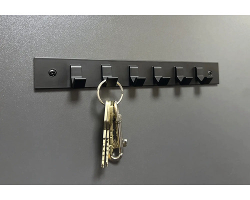 Suport de chei cu șase cârlige și set de chei