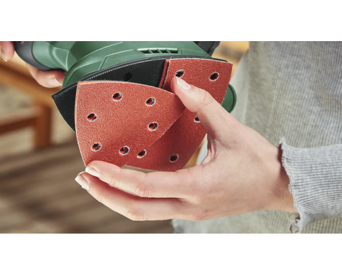 Șlefuitor triunghiular cu șmirghel interschimbabil