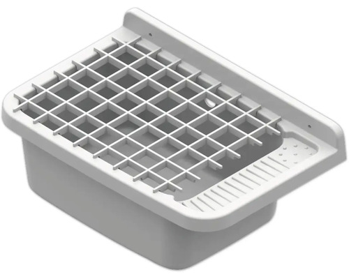 Chiuvetă din plastic cu inserție de grilaj