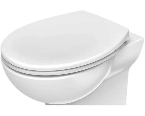 Vas WC suspendat cu spălare profundă și capac WC