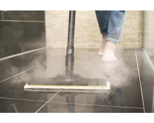 Aparat de curățat cu abur utilizat pe podea cu gresie