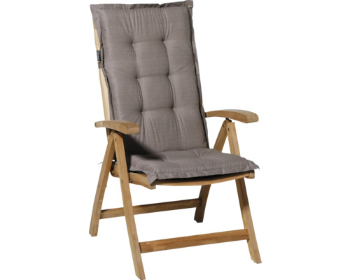 Scaun de grădină din lemn cu pernă