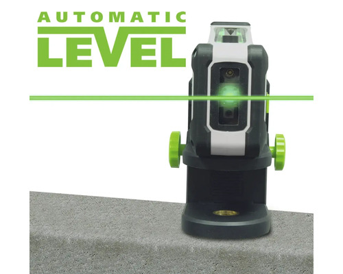 Laser cu linii încrucișate automat cu linie laser verde