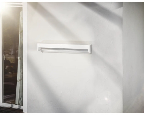 Uscător de rufe de interior, montat pe perete