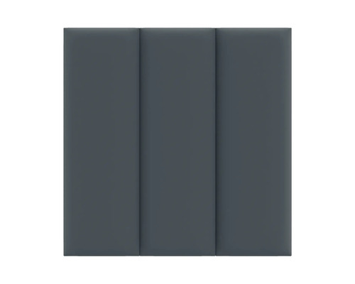 Trei panouri acustice gri pentru absorbția sunetului