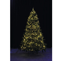 Brad artificial de Crăciun cu iluminare