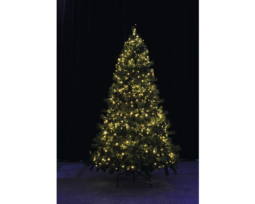 Brad artificial de Crăciun cu iluminare