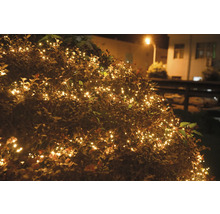 Arbust decorativ cu lanțuri luminoase alb cald