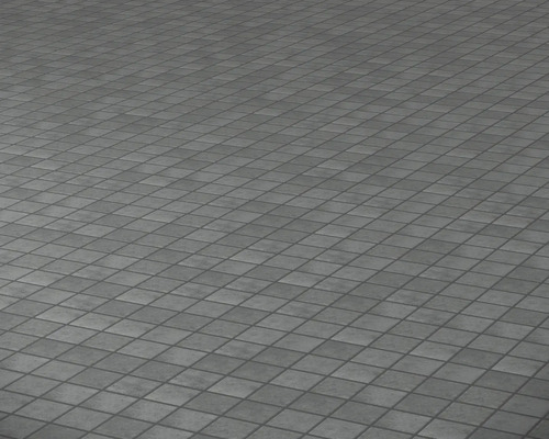 Podea cu gresie cu plăci pătrate