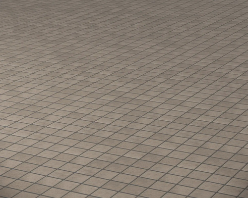 Pardoseală cu gresie cu model pătrat