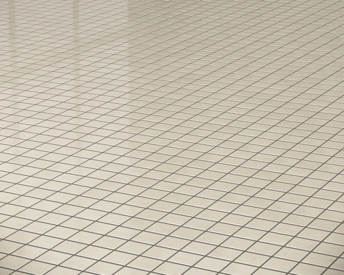 Pardoseală cu gresie cu model pătrat