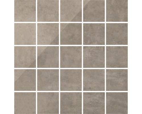 Mozaic ceramic MIRAVA MANHATTAN colorat în masă taupe | HORNBACH