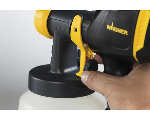 Detalii ale sistemului de pulverizare a vopselei Wagner