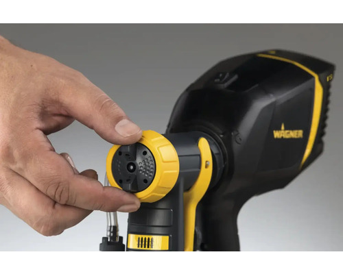 Sistem de pulverizare vopsea cu duză reglabilă în mână