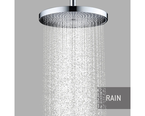 Duș cu efect de ploaie cu jet de apă