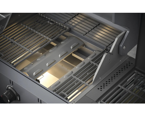 Interior grătar cu grătar și capac