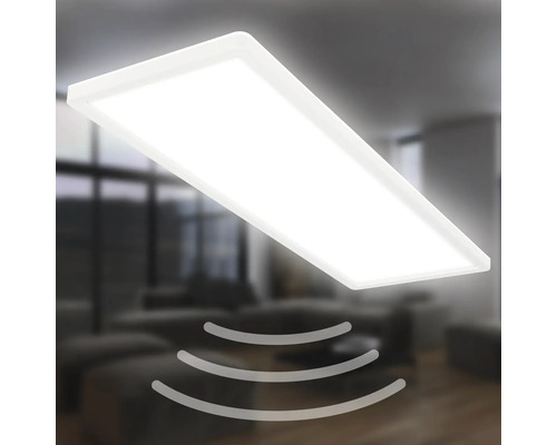 Lumină de plafon dreptunghiulară cu senzor de mișcare