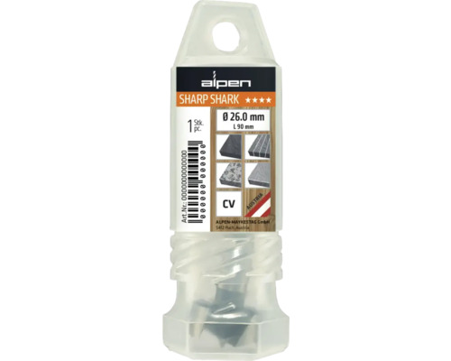 Freză Forstner Alpen Wave Cutter Ø20 mm, prindere Ø8 mm | HORNBACH