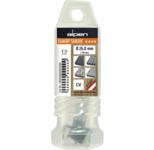 Burghiu Alpen Sharp Shark cu diametrul de 26,0 mm și lungimea de 90 mm în ambalaj