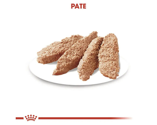 Bucăți de pate pe o farfurie