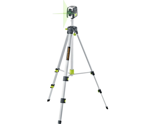 Laser cu linii în cruce pe trepied pentru nivelare