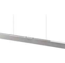 Pendul cu LED integrat Helios 28W 3300 lumeni, aluminiu lucios
