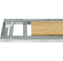 Construcție metalică cu element din lemn