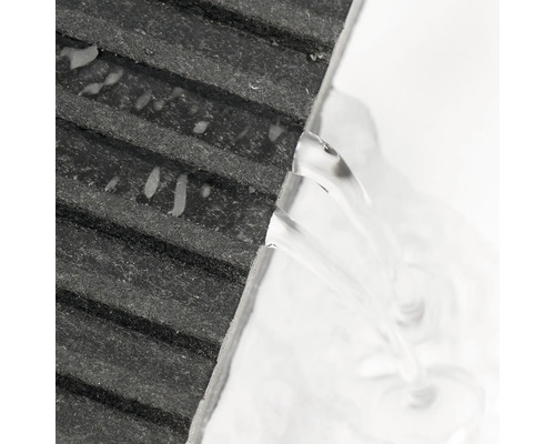 Vizualizare detaliată a unei benzi de etanșare cu etanșare