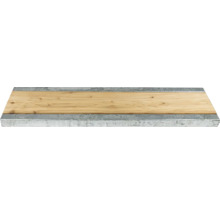 Scândură de lemn cu margine metalică