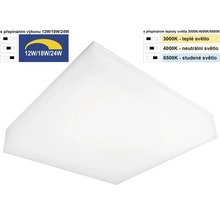 Aplică tavan cu LED integrat Boxter 24W 2400 lumeni, protecție la umiditate IP54, alb