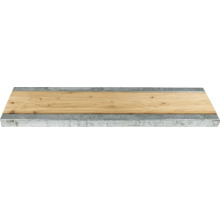 Scândură de lemn cu margine metalică
