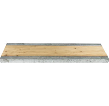 Scândură de lemn cu margine metalică
