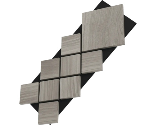 Panou riflaj acustic Pro Magic grigio 20x241x652 mm