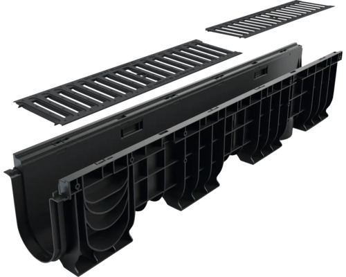 Canal de scurgere din plastic cu capac pentru exterior