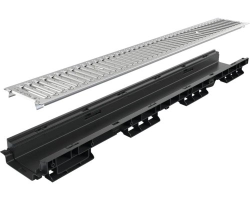 Canal de drenaj cu capac din oțel