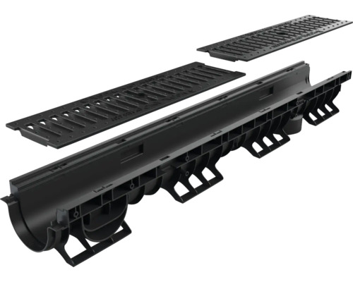 Canal de scurgere din plastic cu capac