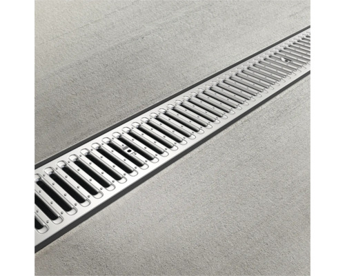 Canal de duș din oțel inoxidabil în podea