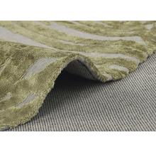 Covor rotund Miami Leaf salvie Ø 100 cm