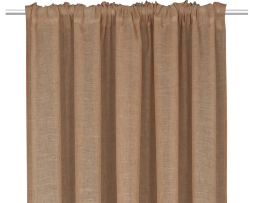 Cortină cu prindere cu bandă de încrețire pe o bară