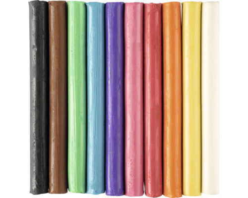 Plastilină modelatoare multicoloră în formă de baton
