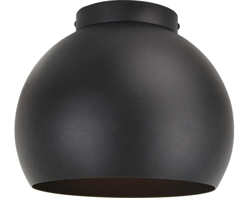 Plafonieră neagră în formă de semiglob